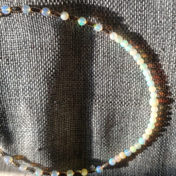 Ethiopian opal choker natural - Picture 3 of 8